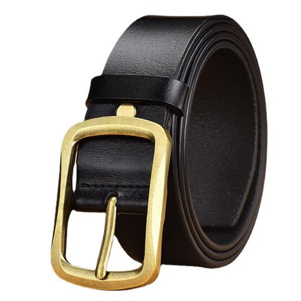 Belts Man Retro Genuine Leather Belt Women Brand Designer Versatile Jeans Cowhide Waist Superior Quality Alloy Coppery Pin Buckle, Black;brown
Belts Man Retro Genuine Leather Belt Women Brand Designer Versatile Jeans Cowhide Waist Superior Quality Alloy Coppery Pin Buckle, Black;brown