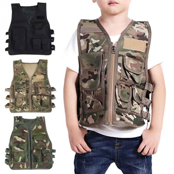 waistcoat children's camouflage tactical vest nylon field shooting with adjustable zipper children waistcoats, Camo
waistcoat children's camouflage tactical vest nylon field shooting with adjustable zipper children waistcoats, Camo
