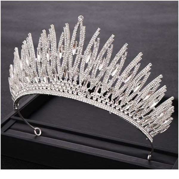trendy silver color rhinestone crystal wedding big crown queen bridal tiara women beauty pageant bridal hair accessories qyljmc
trendy silver color rhinestone crystal wedding big crown queen bridal tiara women beauty pageant bridal hair accessories qyljmc