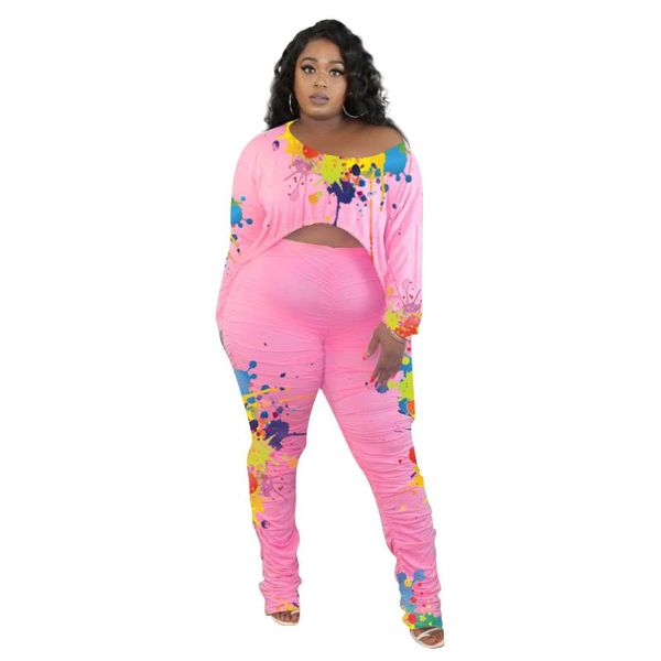 plus size tracksuits 2 pieces set women clothing printing irregular casual drawstring crop + pants autumn winter tracksuit sets 4xl 5xl, Black
plus size tracksuits 2 pieces set women clothing printing irregular casual drawstring crop + pants autumn winter tracksuit sets 4xl 5xl, Black