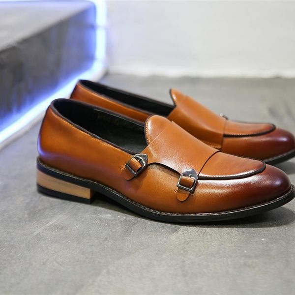 dress shoes party italian style autumn men oxfords slip-on casual buckle formal leather loafers man wedding high quality, Black
dress shoes party italian style autumn men oxfords slip-on casual buckle formal leather loafers man wedding high quality, Black