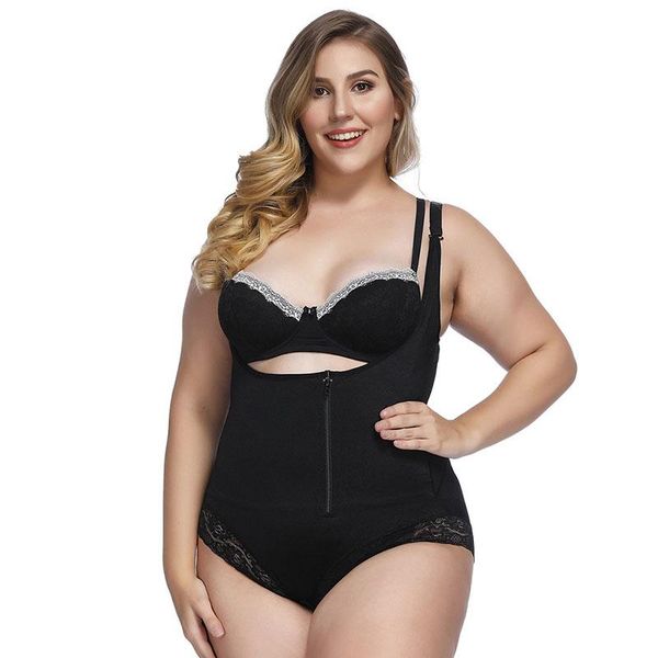 women's shapers wys.jl sling zipper opening and belly shaping bodysuit plus size one-piece triangle, Black;white
women's shapers wys.jl sling zipper opening and belly shaping bodysuit plus size one-piece triangle, Black;white