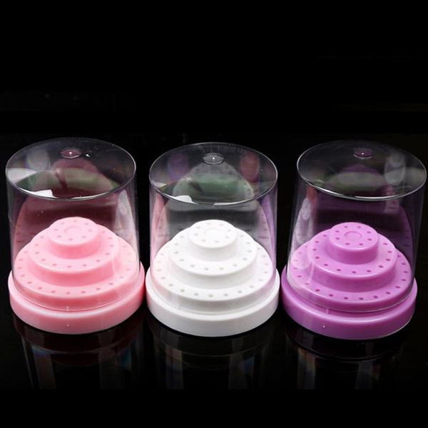 nail art equipment 1pcs 48 holes drill bits holder display standing with clear storage box tool accessories, Silver
nail art equipment 1pcs 48 holes drill bits holder display standing with clear storage box tool accessories, Silver
