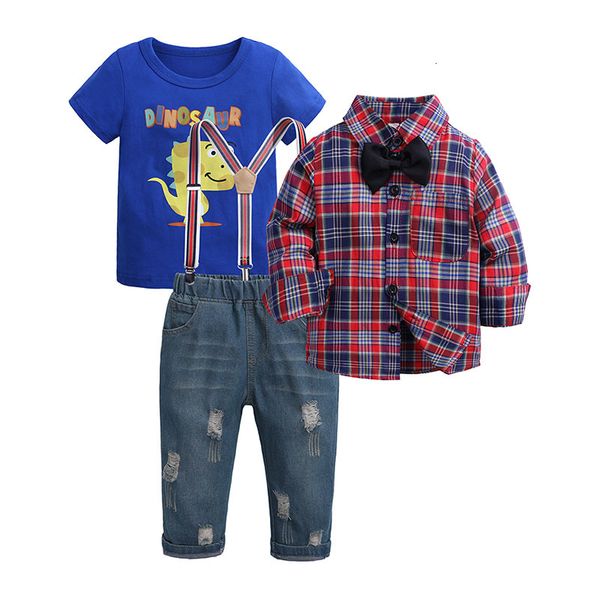 2021 new cartoon boys 3 pcs spring autumn kids clothes red plaid shirt+t shirt+straps jeans children outfits 1-6 years py3h, White
2021 new cartoon boys 3 pcs spring autumn kids clothes red plaid shirt+t shirt+straps jeans children outfits 1-6 years py3h, White