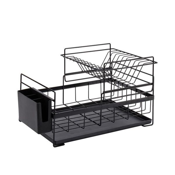 2 tier iron chrome multifunction dish rack bowl plate dish cup cutlery drainer storage shelf rack organizer holder for kitchen s
2 tier iron chrome multifunction dish rack bowl plate dish cup cutlery drainer storage shelf rack organizer holder for kitchen s