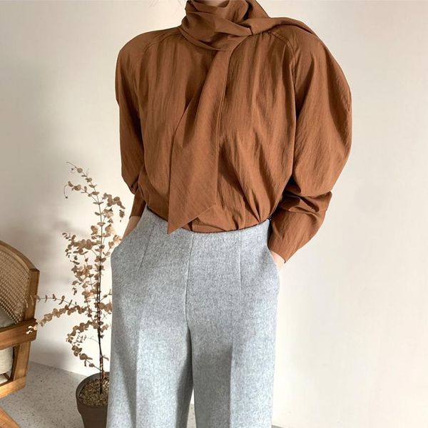 2021 new arrival spring women fashion blouse shirt female long sleeve bow office lady clothing pj03, White;black
2021 new arrival spring women fashion blouse shirt female long sleeve bow office lady clothing pj03, White;black