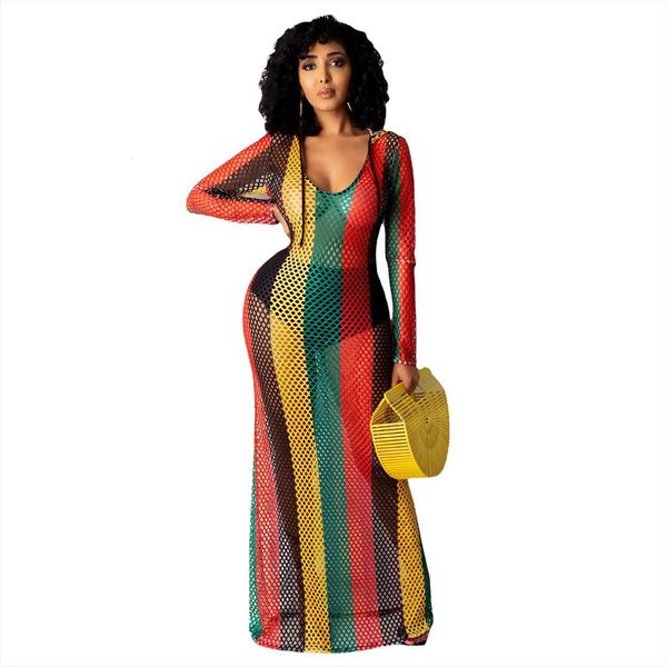summer beach long maxi womens dresses casual style striped hollow out v neck sleeve vestidos, Black;gray
summer beach long maxi womens dresses casual style striped hollow out v neck sleeve vestidos, Black;gray