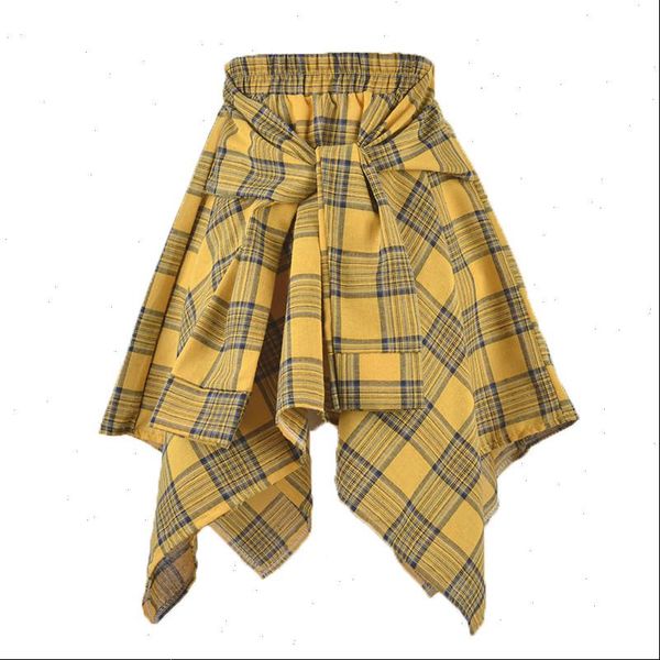 hiawatha womens irregular skirts summer shirts skirt lace up elastic waist plaid skirt female college skirts s001, Black
hiawatha womens irregular skirts summer shirts skirt lace up elastic waist plaid skirt female college skirts s001, Black