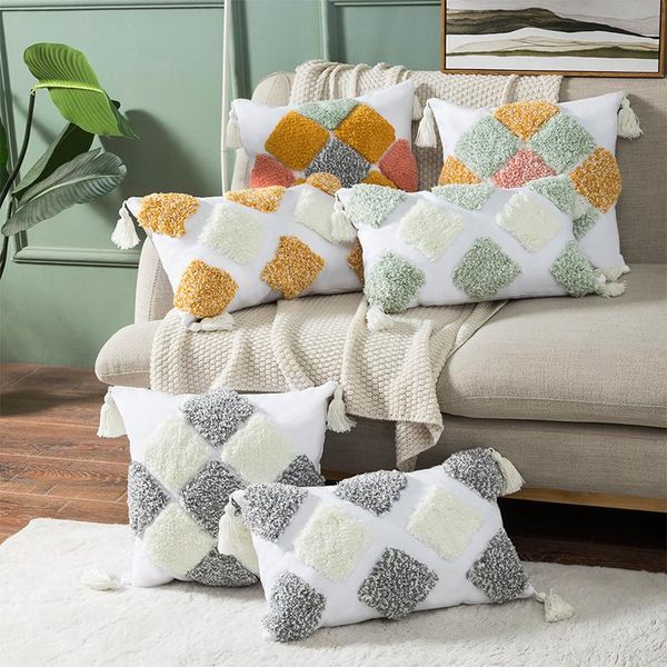 cushion/decorative pillow 30*50cm geometric tufted embroidery sofa throw cushion cover office lunch break waist pillowcover home cotton
cushion/decorative pillow 30*50cm geometric tufted embroidery sofa throw cushion cover office lunch break waist pillowcover home cotton