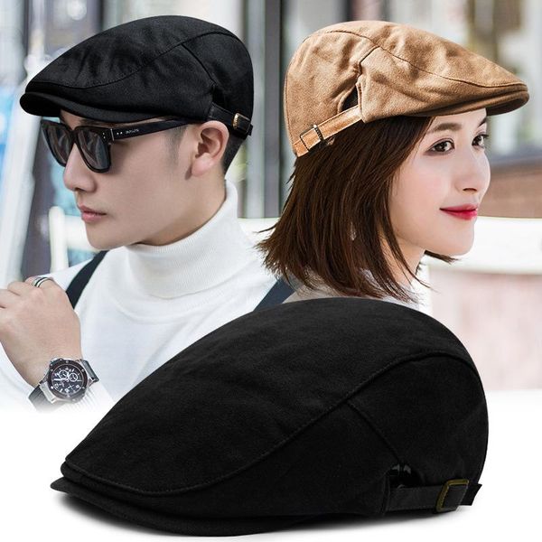 berets men's cap for men winter hats simple and thickened retro korean beret women leisure versatile forward, Blue;gray
berets men's cap for men winter hats simple and thickened retro korean beret women leisure versatile forward, Blue;gray