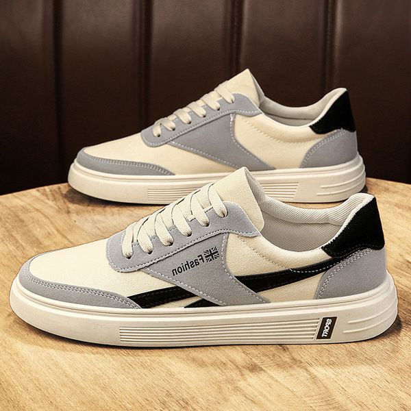 men shoes design flat sneakers color black white beige red canvas mens trainers sports size 39-44
men shoes design flat sneakers color black white beige red canvas mens trainers sports size 39-44