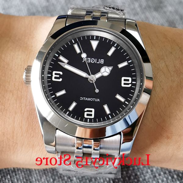 polished bliger business mechanical automatic watch men miyota 8215 jubilee bracelet solid backcover sapphire crystal, Slivery;brown 
polished bliger business mechanical automatic watch men miyota 8215 jubilee bracelet solid backcover sapphire crystal, Slivery;brown