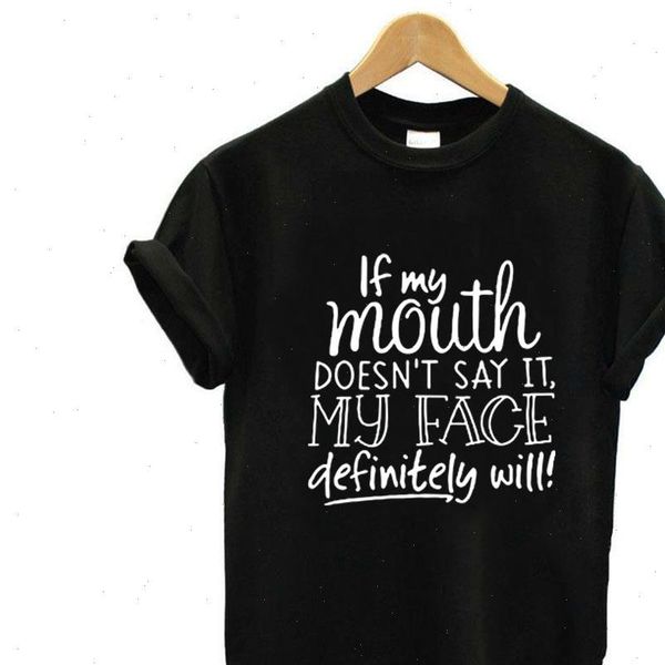 mouth dont say it face definitely letter print t shirt women short sleeve o neck loose tshirt summer fashion women shirt, White
mouth dont say it face definitely letter print t shirt women short sleeve o neck loose tshirt summer fashion women shirt, White