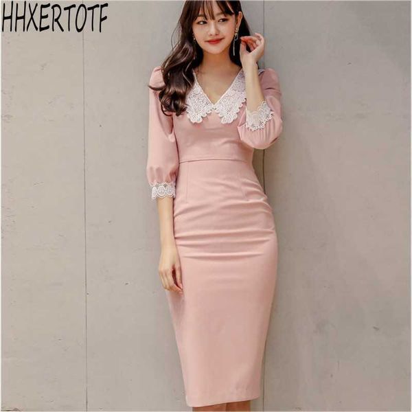 spring korean elegant women single-breasted split professional pencil bodycon dres dresses slim vestidos 210531, Black;gray
spring korean elegant women single-breasted split professional pencil bodycon dres dresses slim vestidos 210531, Black;gray
