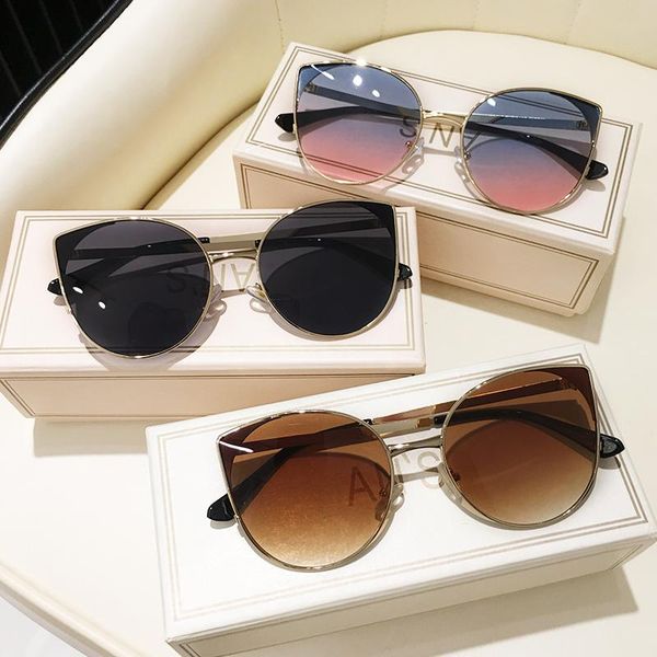 sunglasses ms 2021 cat eye fashion brand for woman shades sun glasses female, White;black
sunglasses ms 2021 cat eye fashion brand for woman shades sun glasses female, White;black