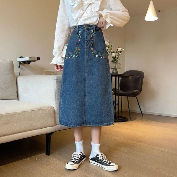 skirts simple denim skirt womens 2021 summer autumn plus size 5xl high waist a-line retro embroidery chic casual aq556, Black
skirts simple denim skirt womens 2021 summer autumn plus size 5xl high waist a-line retro embroidery chic casual aq556, Black