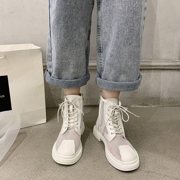 boots hollow out mesh summer ankle for women breathable zipper lace up casual shoes woman low heels short booties white, Black
boots hollow out mesh summer ankle for women breathable zipper lace up casual shoes woman low heels short booties white, Black
