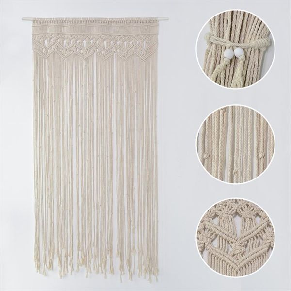 tapestries hand-woven tapestry cotton yarn knitted door curtain wedding party backdrop decoration nordic bohemian art 90x180cm
tapestries hand-woven tapestry cotton yarn knitted door curtain wedding party backdrop decoration nordic bohemian art 90x180cm
