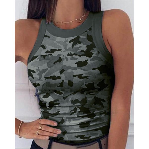 women's tanks & camis 2021 summer women print fashion casual army camo camouflage tank sleeveless o-neck slim vest t-shirts s-2xl, White
women's tanks & camis 2021 summer women print fashion casual army camo camouflage tank sleeveless o-neck slim vest t-shirts s-2xl, White