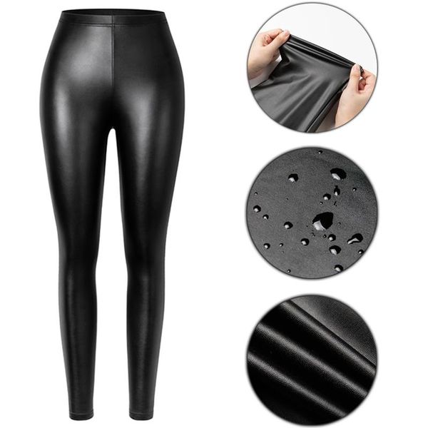 women's leggings faux leather legging thin fashion stretchy casual pants warm skinny, Black
women's leggings faux leather legging thin fashion stretchy casual pants warm skinny, Black