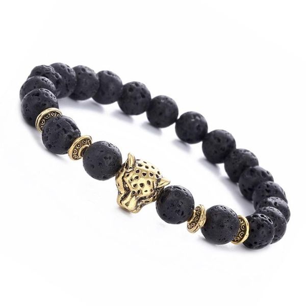charm bracelets european and american original explosion simple atmospheric alloy leopard head stone volcanic rock elastic bracelet, Golden;silver
charm bracelets european and american original explosion simple atmospheric alloy leopard head stone volcanic rock elastic bracelet, Golden;silver