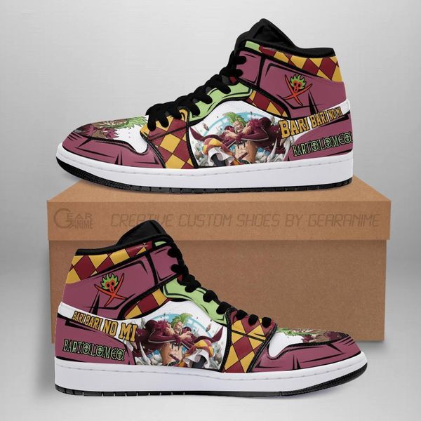 batolomeo one piece anime sneakers fan gift