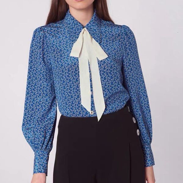 100% silk 2021 spring and summer new single-breasted bowknot ribbon lantern long-sleeved all-match printed shirt z44a, White
100% silk 2021 spring and summer new single-breasted bowknot ribbon lantern long-sleeved all-match printed shirt z44a, White