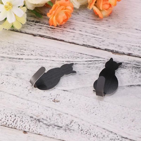 hooks & rails 8pcs creative sticky cat shaped nail stainless steel adhesive towel coat wall mounted decoration (grey)
hooks & rails 8pcs creative sticky cat shaped nail stainless steel adhesive towel coat wall mounted decoration (grey)