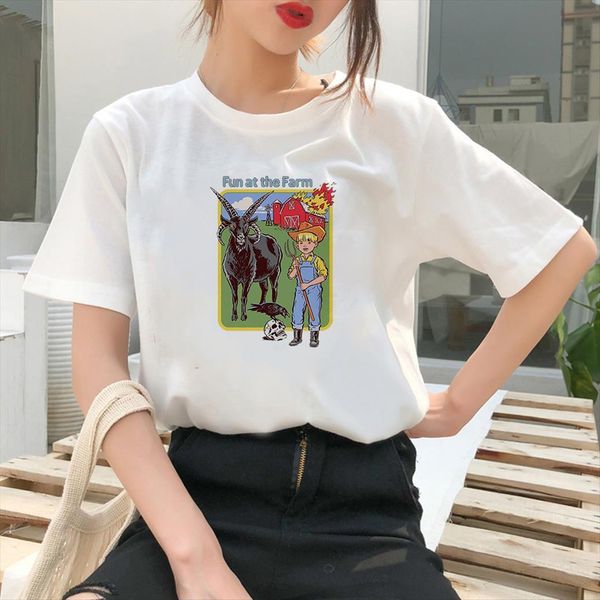 farm story ropa tumblr mujer women t shirt terror short sleeve skeleton dance gothic victorian punk fashion european tracksuit coat, White
farm story ropa tumblr mujer women t shirt terror short sleeve skeleton dance gothic victorian punk fashion european tracksuit coat, White