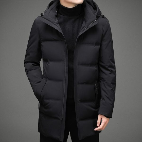 men's wear - 90% white duck down medium and long et men's busins winter thickened warm middle-aged elderly coat, Black;brown
men's wear - 90% white duck down medium and long et men's busins winter thickened warm middle-aged elderly coat, Black;brown