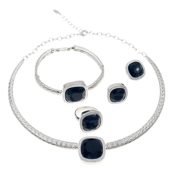 earrings & necklace copper alloy gold plated jewelry set brazilian style simple collar design fashion women costume accessories party dating, Silver
earrings & necklace copper alloy gold plated jewelry set brazilian style simple collar design fashion women costume accessories party dating, Silver