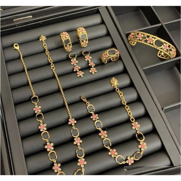 vintage crystal necklace sets flowers letters jewelry sets diamond bracelet women rings necklace charm earring studs set lyphg, Black
vintage crystal necklace sets flowers letters jewelry sets diamond bracelet women rings necklace charm earring studs set lyphg, Black