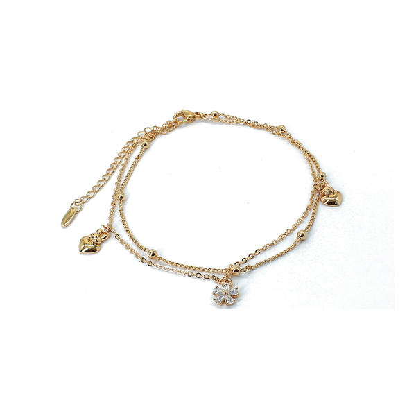 charm bracelets classic fashion flower zircon bracelet bangle for women girls double layes heart design link chain jewelry gift, Golden;silver
charm bracelets classic fashion flower zircon bracelet bangle for women girls double layes heart design link chain jewelry gift, Golden;silver