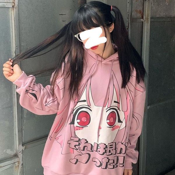 women's hoodies & sweatshirts japanese anime casual cartoon women pullover kawaii cute seatshirt sweetwear chic print hooded sweatshirt, Black
women's hoodies & sweatshirts japanese anime casual cartoon women pullover kawaii cute seatshirt sweetwear chic print hooded sweatshirt, Black