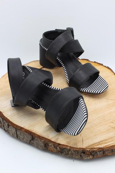 sandals 203 6 cm high-heeled women 's, Black