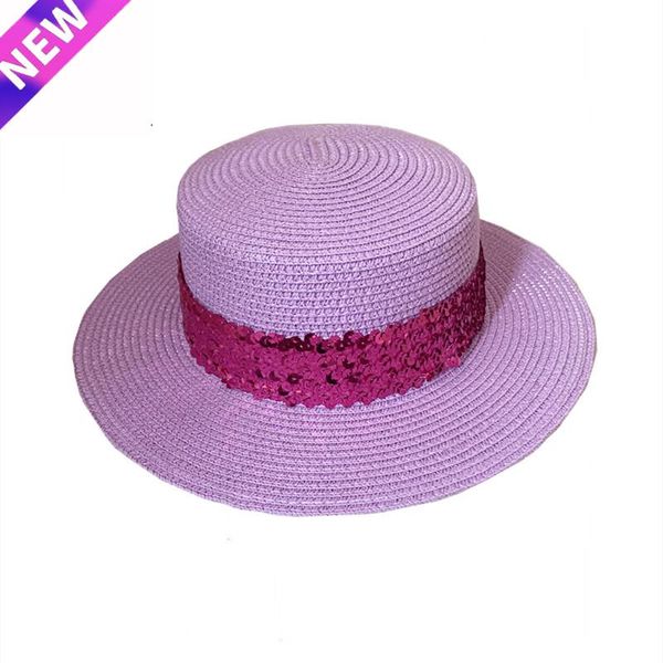 wide brim hats sun hat women purple sequins straw classic beach panama men uv protection cap chapeau femme 2021, Blue;gray
wide brim hats sun hat women purple sequins straw classic beach panama men uv protection cap chapeau femme 2021, Blue;gray