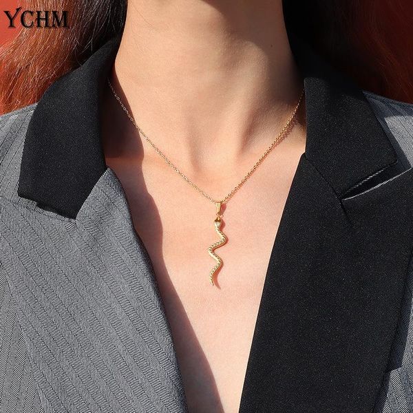 pendant necklaces slytherin snake necklace for women stainless steel choker aesthetic vintage woman jewelry gift girl ychm, Silver
pendant necklaces slytherin snake necklace for women stainless steel choker aesthetic vintage woman jewelry gift girl ychm, Silver