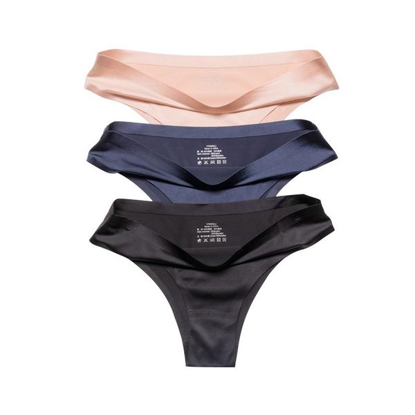 women's panties calcinha sem costura cuecas femininas náilon ultra-fino g-string tangas sólido macio lingerie feminina de seda gelo 1pc, Black;pink
women's panties calcinha sem costura cuecas femininas náilon ultra-fino g-string tangas sólido macio lingerie feminina de seda gelo 1pc, Black;pink