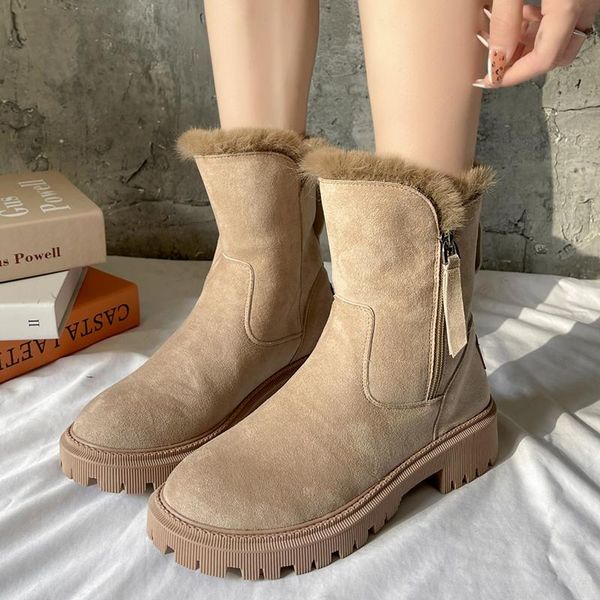 boots rimocy winter women warm plush snow retro faux suede platform ankle female thick bottom zipper cotton shoes woman, Black
boots rimocy winter women warm plush snow retro faux suede platform ankle female thick bottom zipper cotton shoes woman, Black