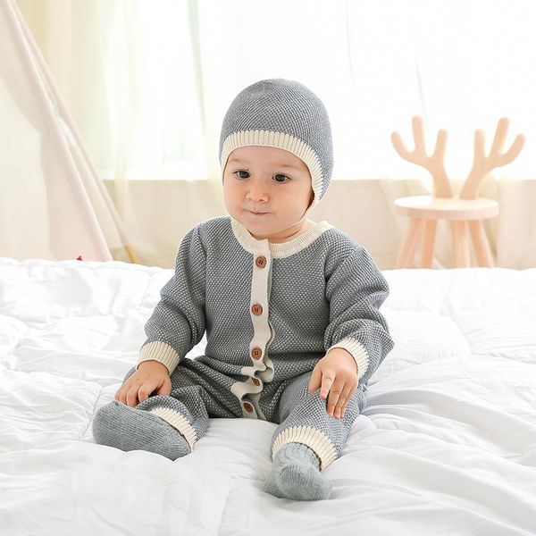 jumpsuits baby rompers clothes autumn solid cotton knitted born infant sweater toddler boy girl overalls caps knitwear, Blue
jumpsuits baby rompers clothes autumn solid cotton knitted born infant sweater toddler boy girl overalls caps knitwear, Blue