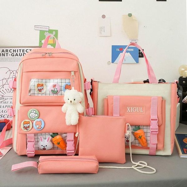 backpack 4 pcs sets children's school kawaii women's shoulder bookbag bags for teens girls and boy 2021
backpack 4 pcs sets children's school kawaii women's shoulder bookbag bags for teens girls and boy 2021