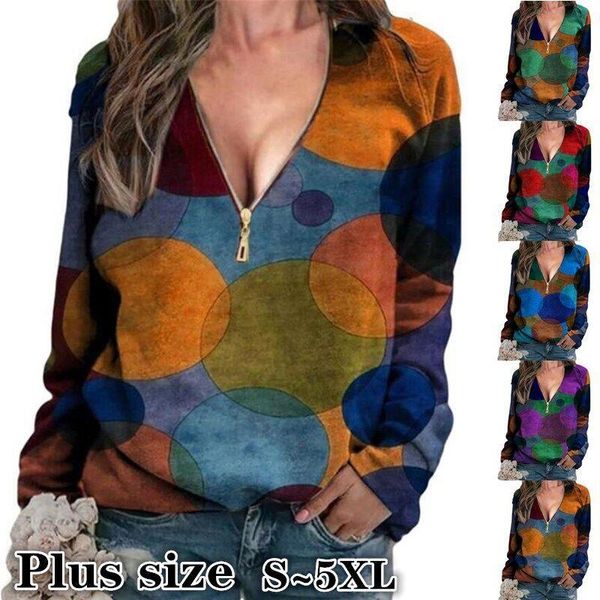 women's blouses & shirts large size loose blouse 2021 spring and autumn ladies fashion zipper color block women, White
women's blouses & shirts large size loose blouse 2021 spring and autumn ladies fashion zipper color block women, White