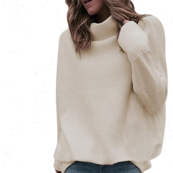 sweater women solid color long sleeve turtleneck knitted sweater jumper pullover blouse casual simple elegant long sleeve, White;black
sweater women solid color long sleeve turtleneck knitted sweater jumper pullover blouse casual simple elegant long sleeve, White;black