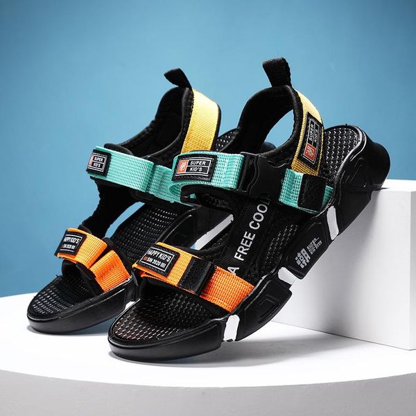 sandals summer kids fashion mixed color toddler boy beach shoes outdoor children sport sandalias casual baby boys zapatos para, Black;red
sandals summer kids fashion mixed color toddler boy beach shoes outdoor children sport sandalias casual baby boys zapatos para, Black;red