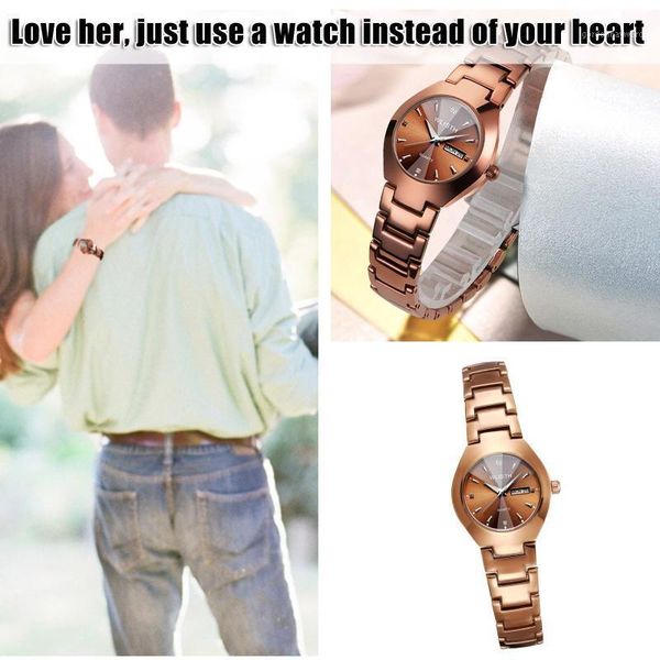 tanabata valentine's day waterproof quartz men and women steel band couple watches for round ultra-thin delicate wristwatches, Slivery;brown
tanabata valentine's day waterproof quartz men and women steel band couple watches for round ultra-thin delicate wristwatches, Slivery;brown