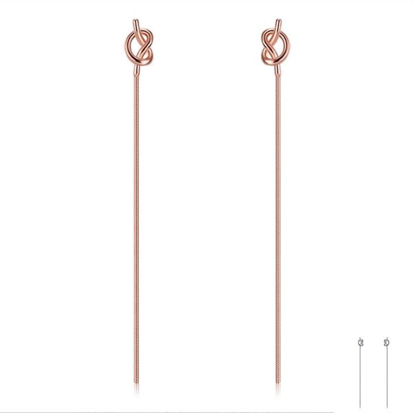 dangle & chandelier zemior long tassel drop earrings for women 925 sterling silver trendy knot rose gold color earring female jewelry gift
dangle & chandelier zemior long tassel drop earrings for women 925 sterling silver trendy knot rose gold color earring female jewelry gift