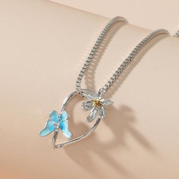 pendant necklaces japan and south korea simple fashion dripping oil blue butterfly necklace for women girl party jewelry gift, Silver
pendant necklaces japan and south korea simple fashion dripping oil blue butterfly necklace for women girl party jewelry gift, Silver