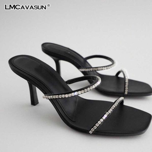 lmcavasun women's shoes black square head rhinestone accessories high-heeled sandals y0721
lmcavasun women's shoes black square head rhinestone accessories high-heeled sandals y0721