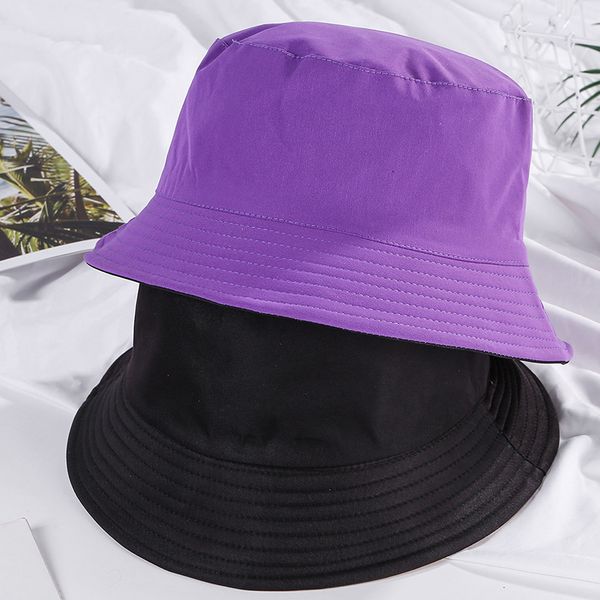 2021 solid color double-sided bucket hat summer men and women leisure basin hat all-match japanese sun hat, Blue;gray
2021 solid color double-sided bucket hat summer men and women leisure basin hat all-match japanese sun hat, Blue;gray