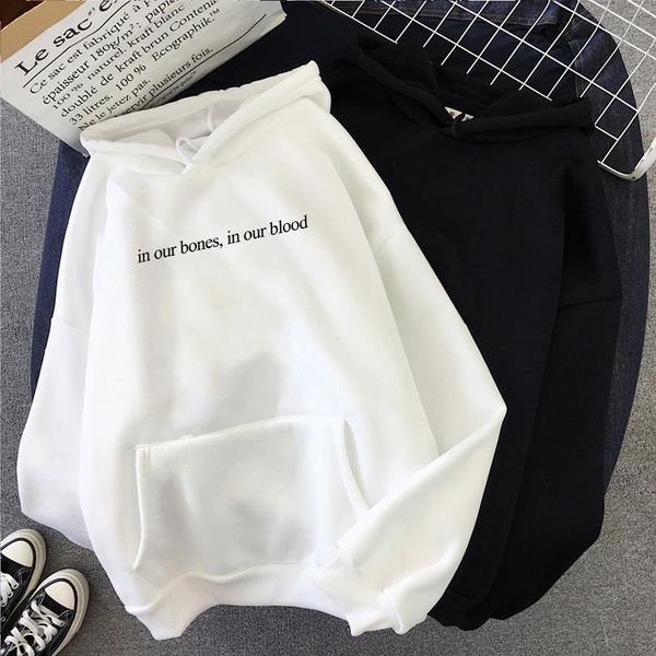 new fashion autumn in our bones,in our blood letter print sweatshirt women harajuku casual fashion thick friends hoodies, Black
new fashion autumn in our bones,in our blood letter print sweatshirt women harajuku casual fashion thick friends hoodies, Black